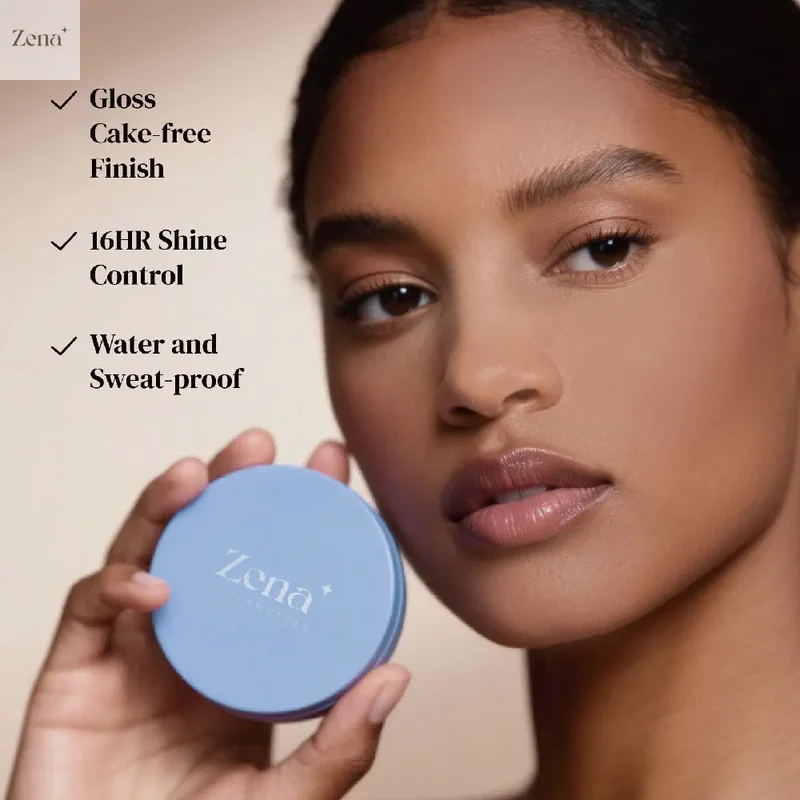 Your Foundation's Perfect Partner: The 16HR Shine Control Pressed Setting Powder. - Second Image
