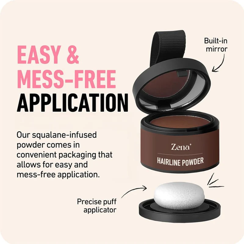 Your Path to Hairline Radiance: Easy Application with Hairline Dye Powder